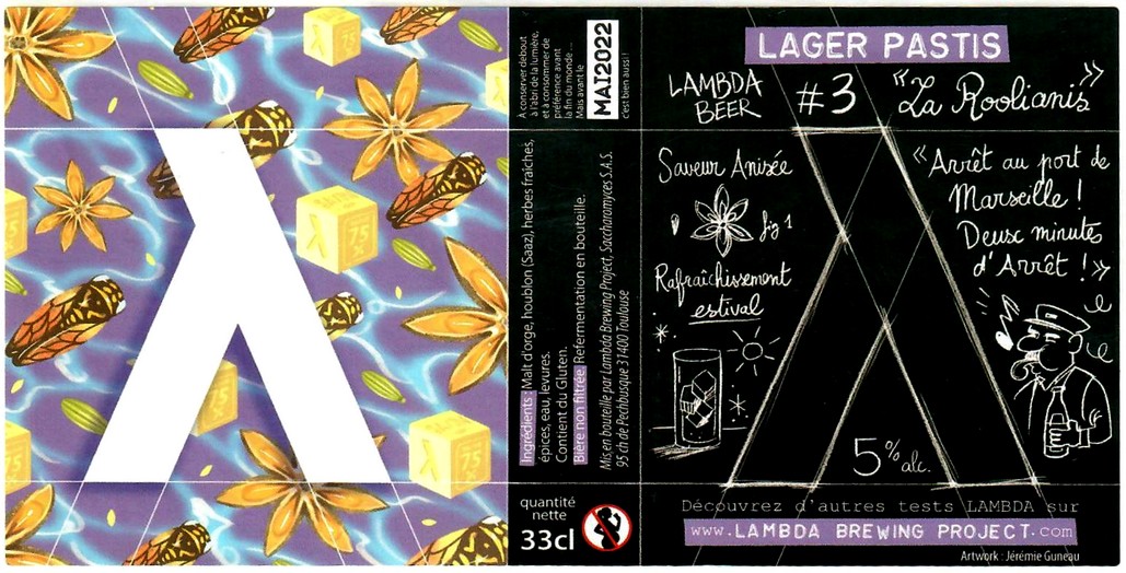 etiquette BRASSERIE LAMBDA BREWING PROJECT 04