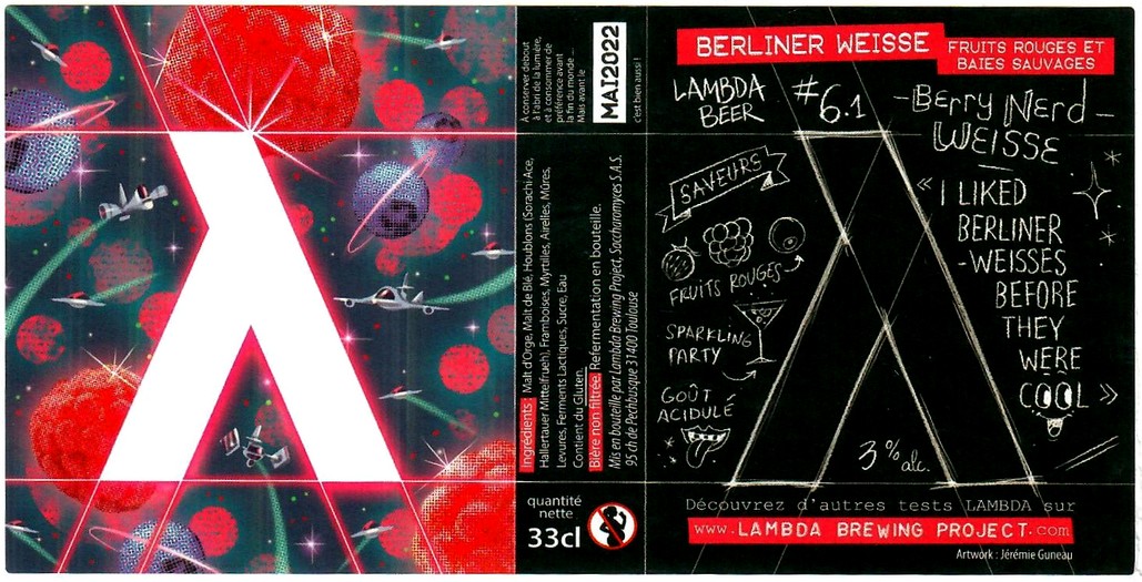 etiquette BRASSERIE LAMBDA BREWING PROJECT 05