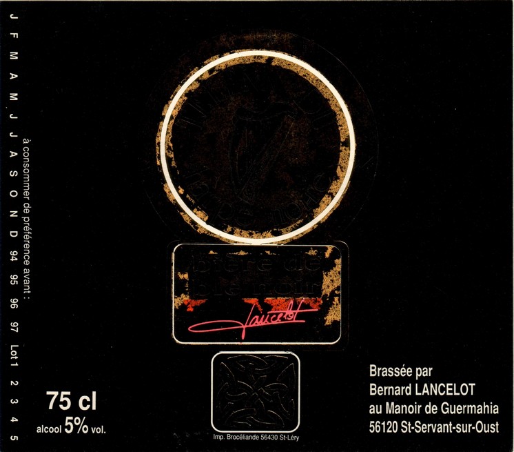 etiquette BRASSERIE LANCELOT 76