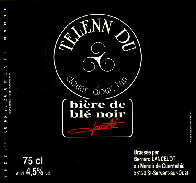 etiquette BRASSERIE LANCELOT 77