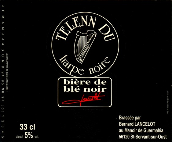 etiquette BRASSERIE LANCELOT 82