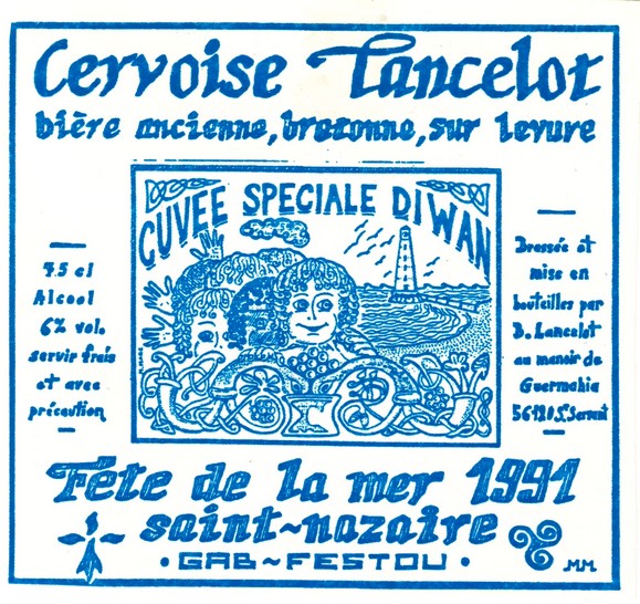 etiquette BRASSERIE LANCELOT 85