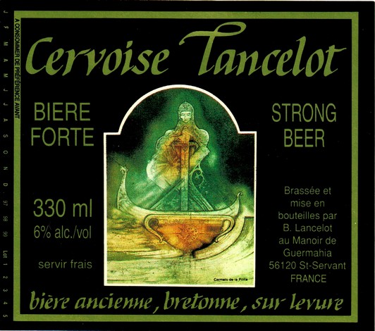 etiquette BRASSERIE LANCELOT 89