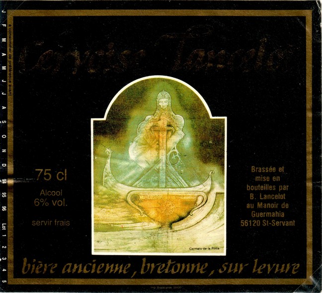 etiquette BRASSERIE LANCELOT 92