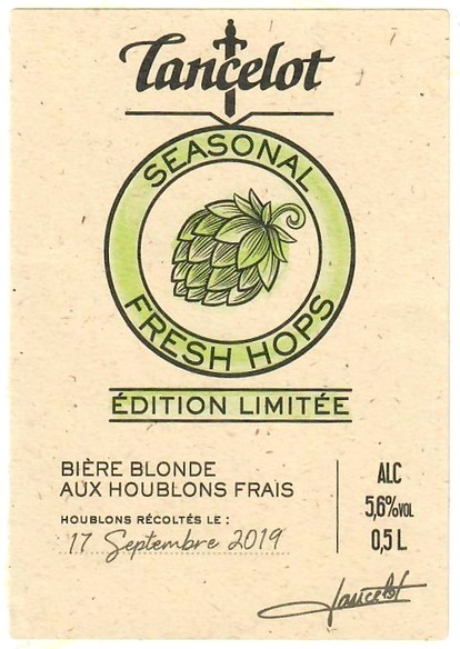 Etiquette BRASSERIE LANCELOT 95