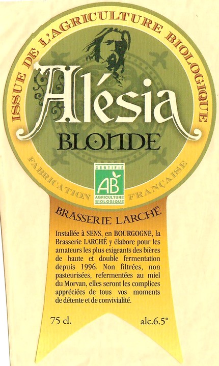 Etiquette BRASSERIE LARCHE 35