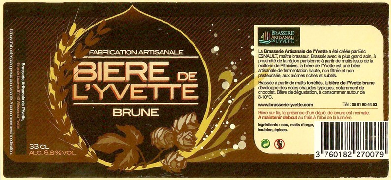 Etiquette BRASSERIE LARCHE 51