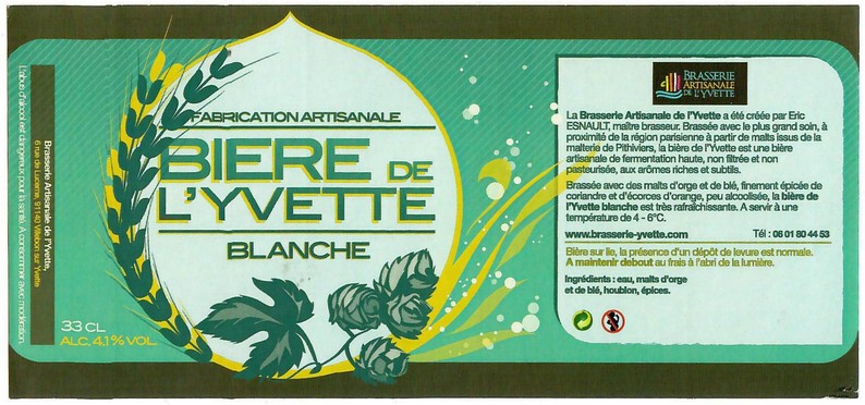 Etiquette BRASSERIE LARCHE 61