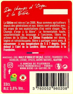 Etiquette BRASSERIE LARCHE 65B