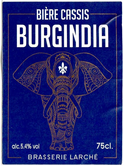 Etiquette BRASSERIE LARCHE 86