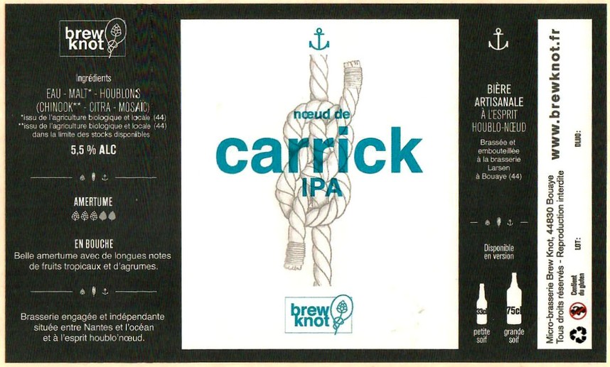 Etiquette BRASSERIE LARSEN 03