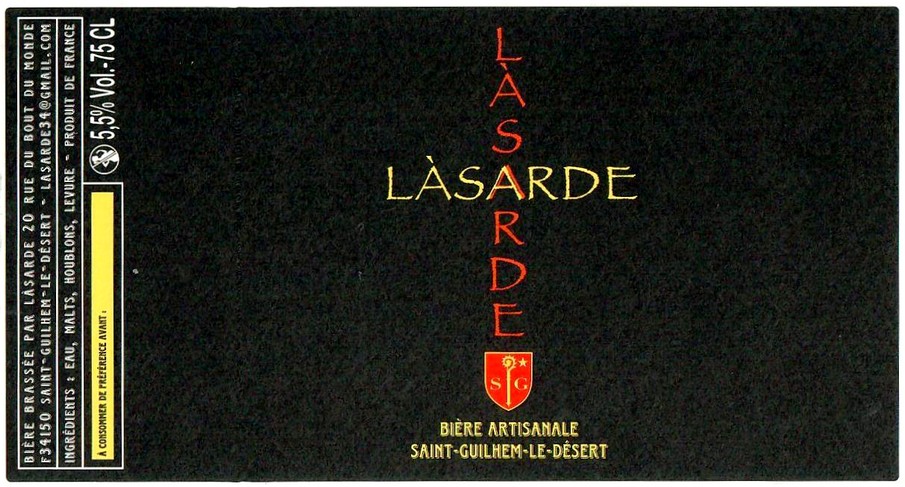 Etiquette BRASSERIE LASARDE 03