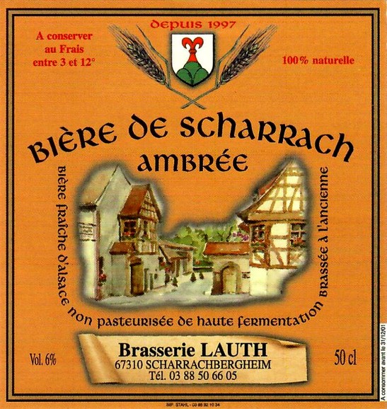 etiquette BRASSERIE LAUTH 06