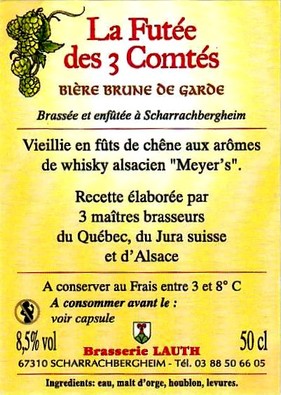 etiquette BRASSERIE LAUTH 30