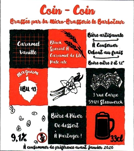 etiquette BRASSERIE LE BARBOTEUR 05