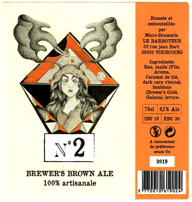 etiquette BRASSERIE LE BARBOTEUR 08