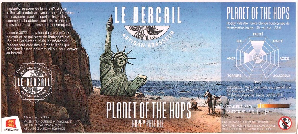 Etiquette BRASSERIE LE BERCAIL 02