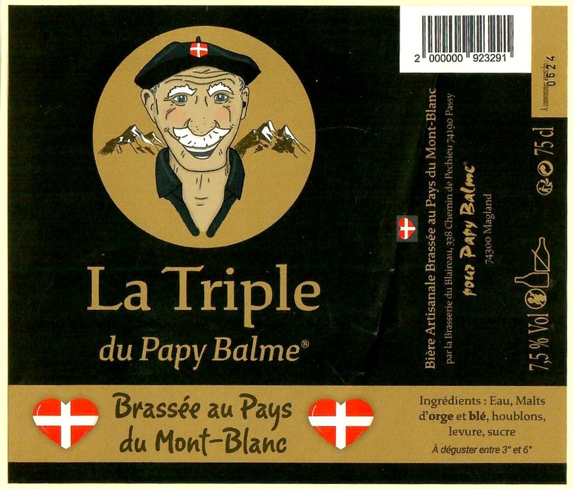 Etiquette BRASSERIE LE BLAIREAU QUI BRASSE 33