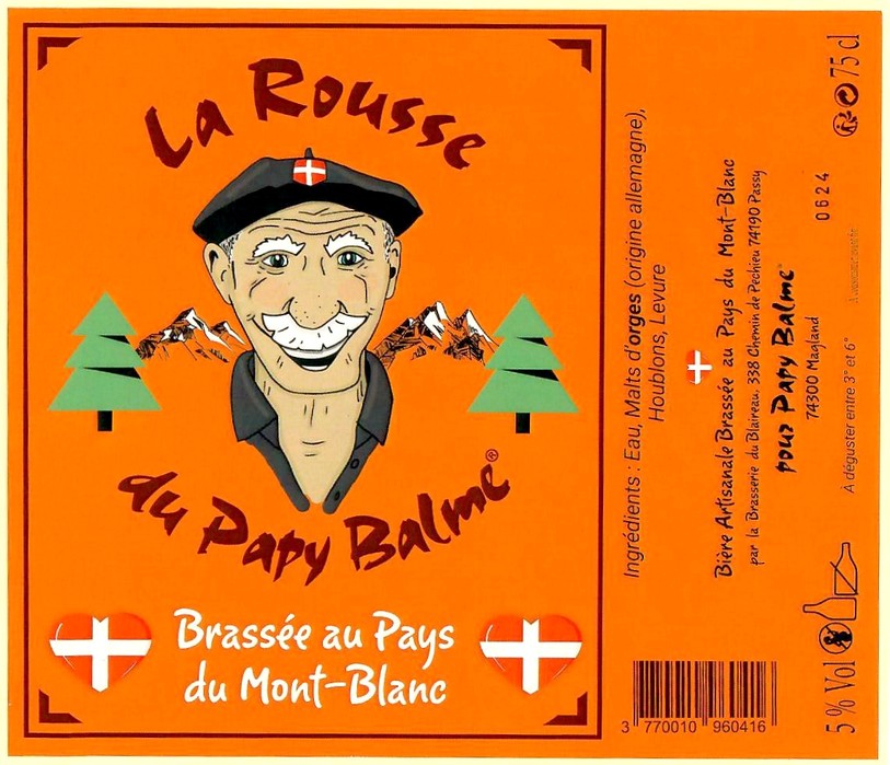 Etiquette BRASSERIE LE BLAIREAU QUI BRASSE 35