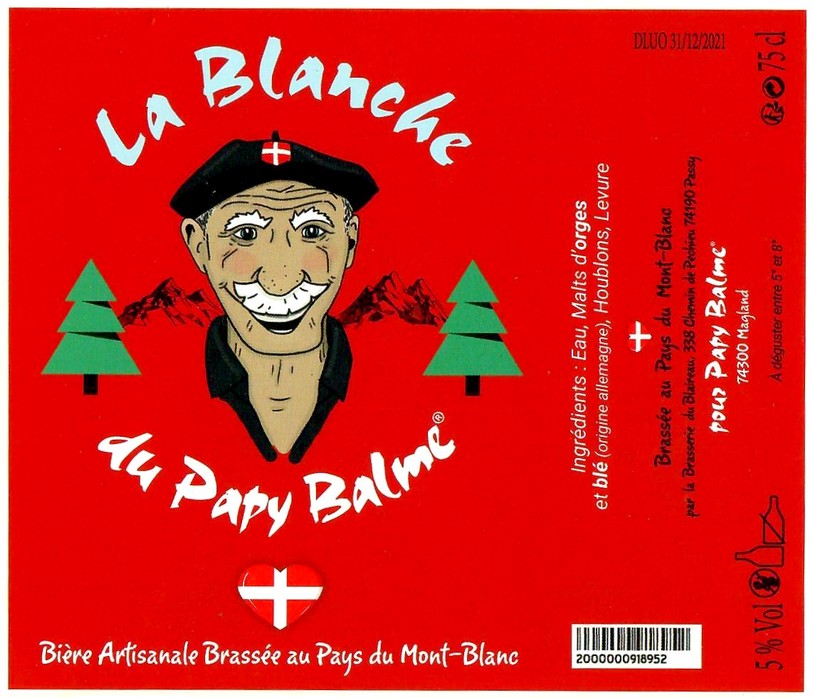 Etiquette BRASSERIE LE BLAIREAU QUI BRASSE 39