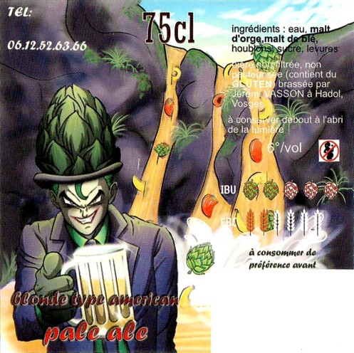 Etiquette BRASSERIE LE BRASSEUR 02