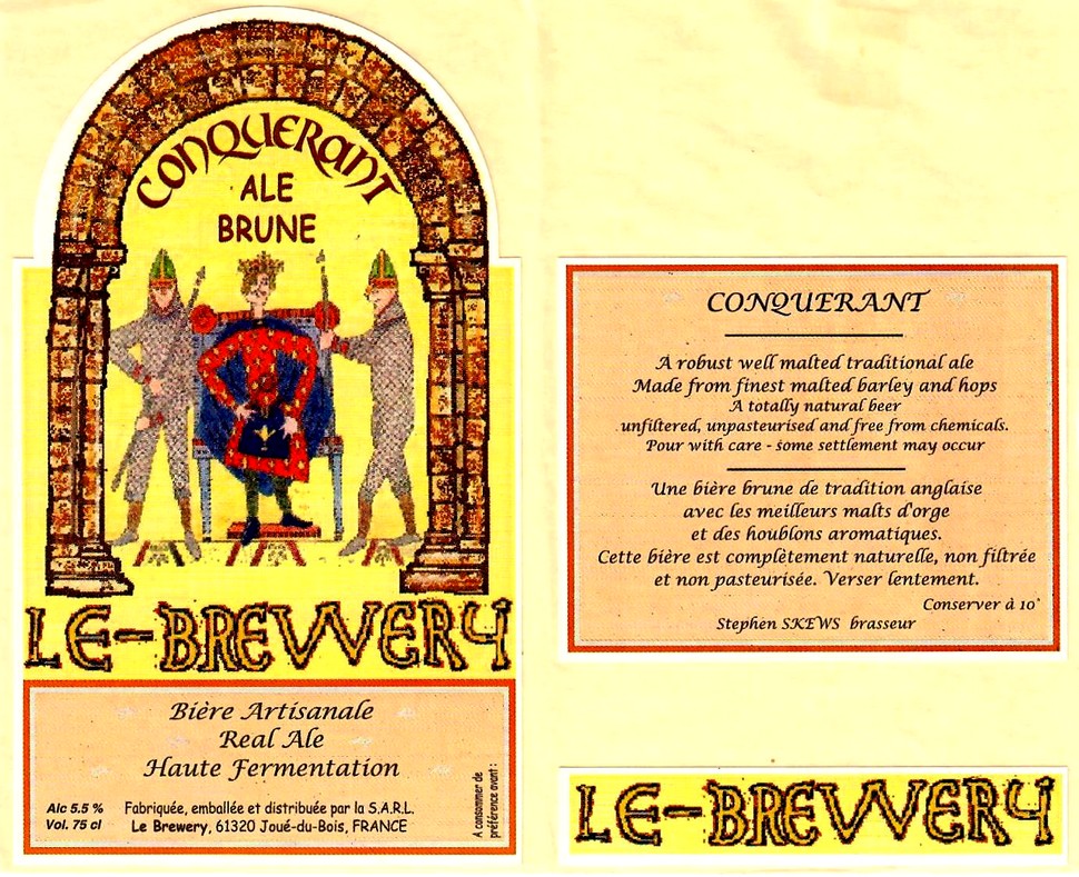 etiquette BRASSERIE LE BREWERY 03