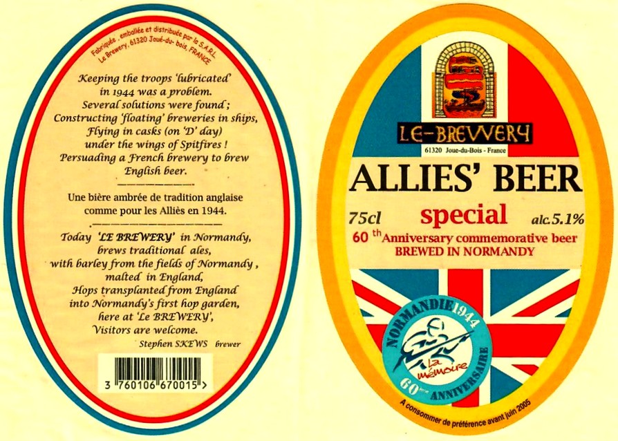 etiquette BRASSERIE LE BREWERY 05