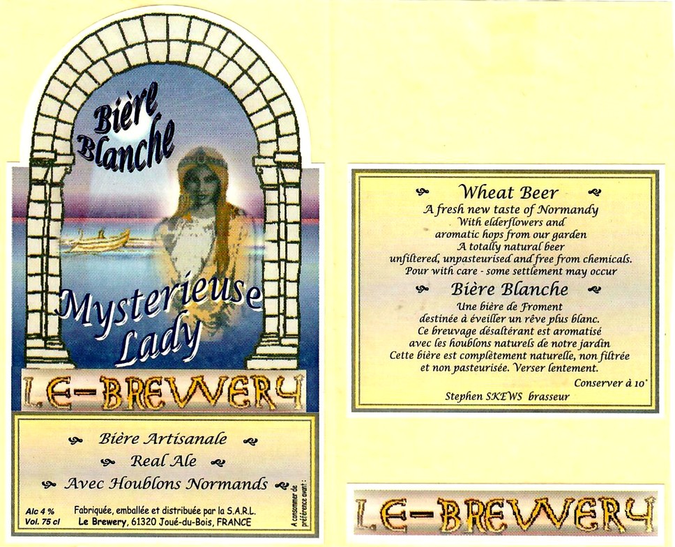 etiquette BRASSERIE LE BREWERY 06