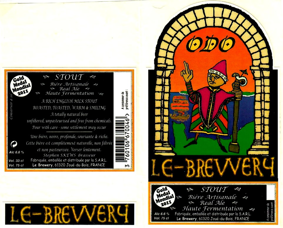 etiquette BRASSERIE LE BREWERY 14