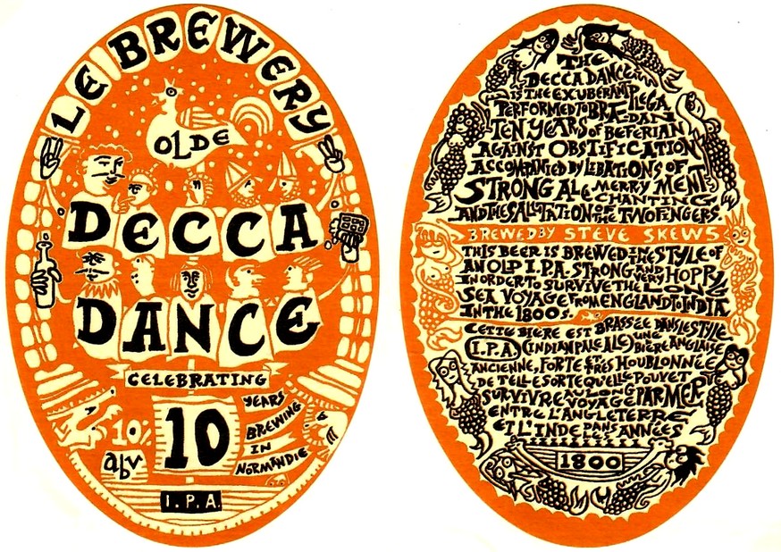 etiquette BRASSERIE LE BREWERY 17