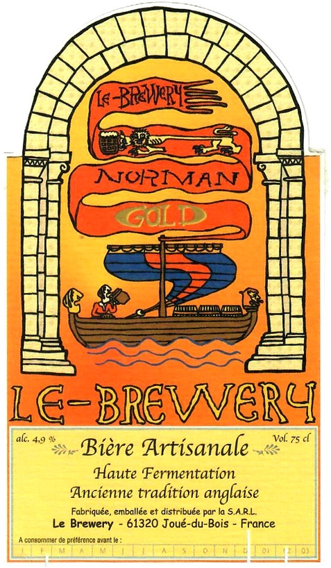 etiquette BRASSERIE LE BREWERY 21