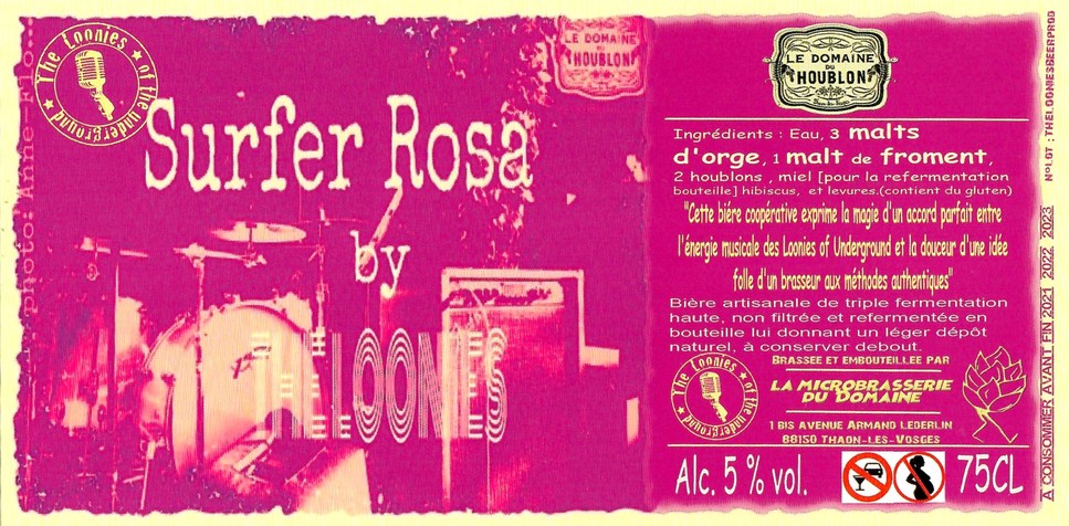 Etiquette BRASSERIE LE DOMAINE DU HOUBLON 17