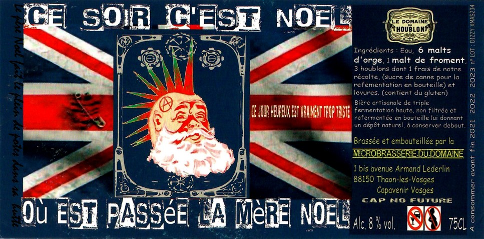 Etiquette BRASSERIE LE DOMAINE DU HOUBLON 25