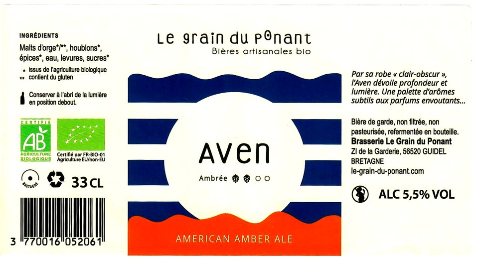 etiquette BRASSERIE LE GRAIN DU PONANT 03