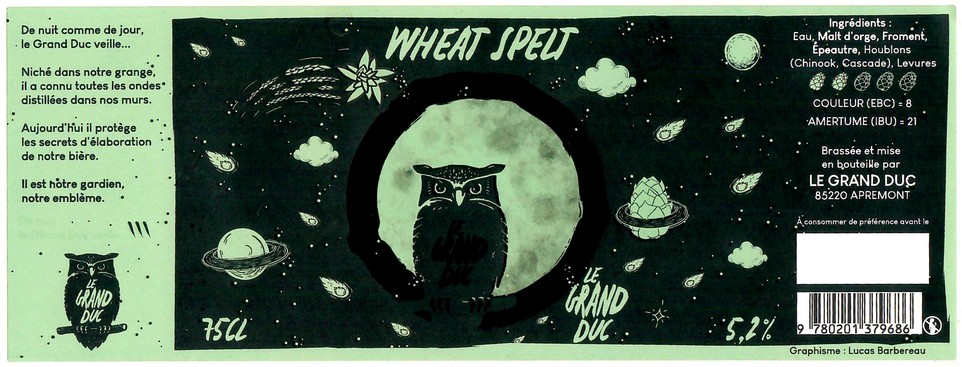 Etiquette BRASSERIE LE GRAND DUC 03