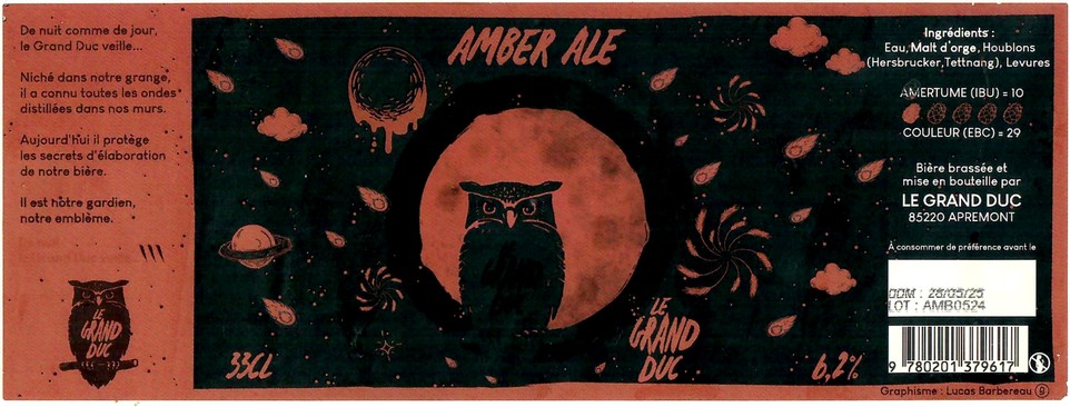 Etiquette BRASSERIE LE GRAND DUC 05