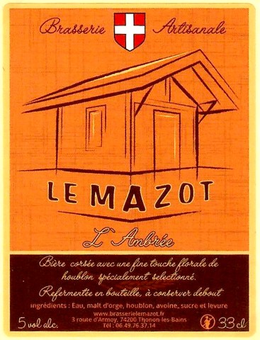 Etiquette BRASSERIE LE MAZOT 02