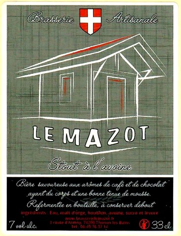 Etiquette BRASSERIE LE MAZOT 05