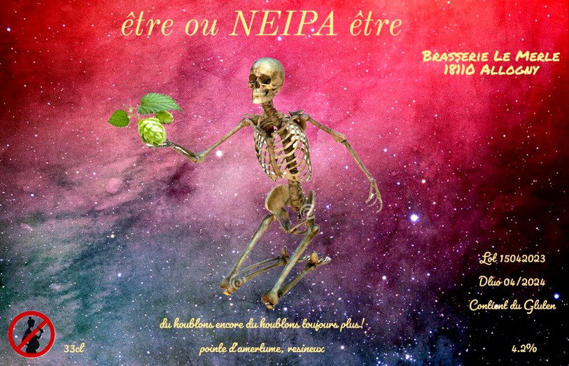 Etiquette BRASSERIE LE MERLE 05