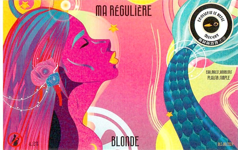 Etiquette BRASSERIE LE MERLE 10