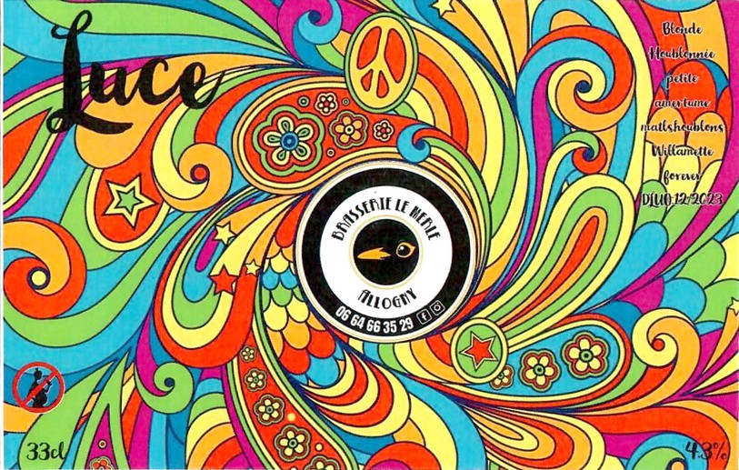 Etiquette BRASSERIE LE MERLE 11