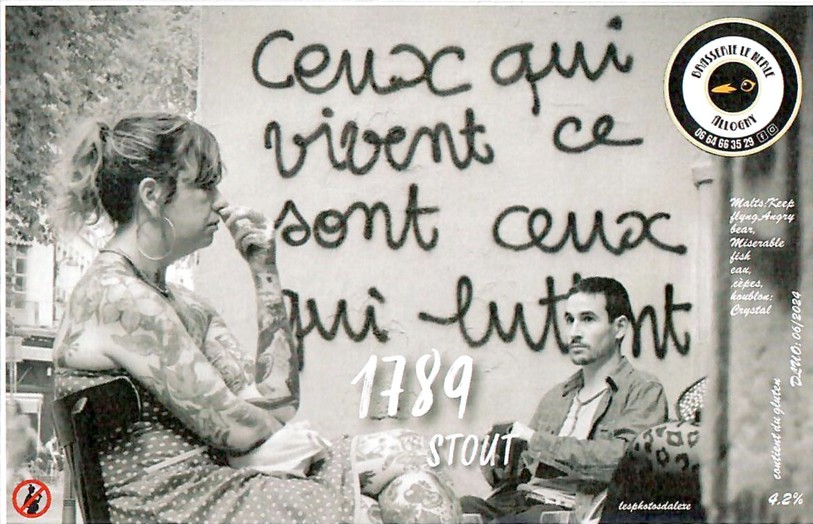 Etiquette BRASSERIE LE MERLE 12