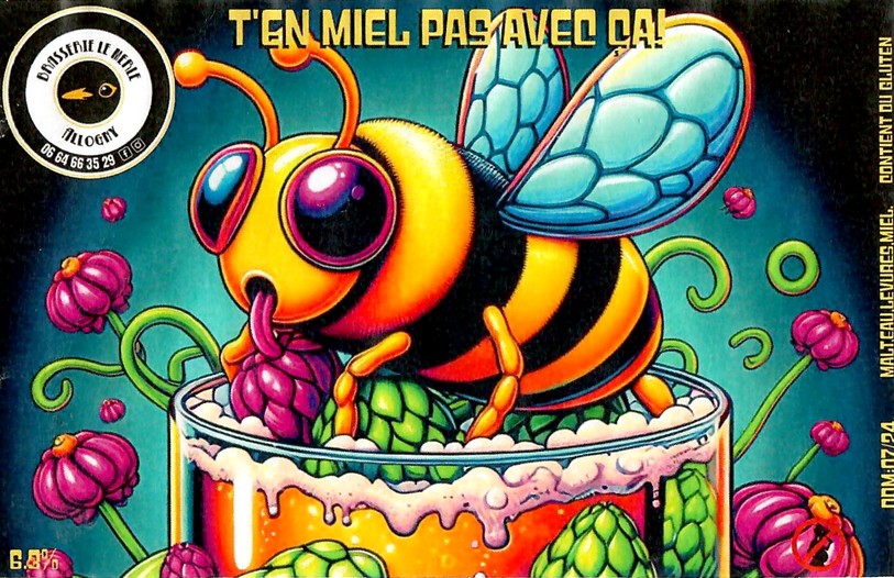 Etiquette BRASSERIE LE MERLE 22