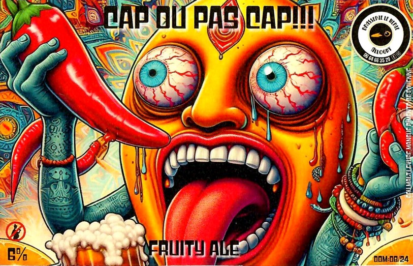 Etiquette BRASSERIE LE MERLE 28