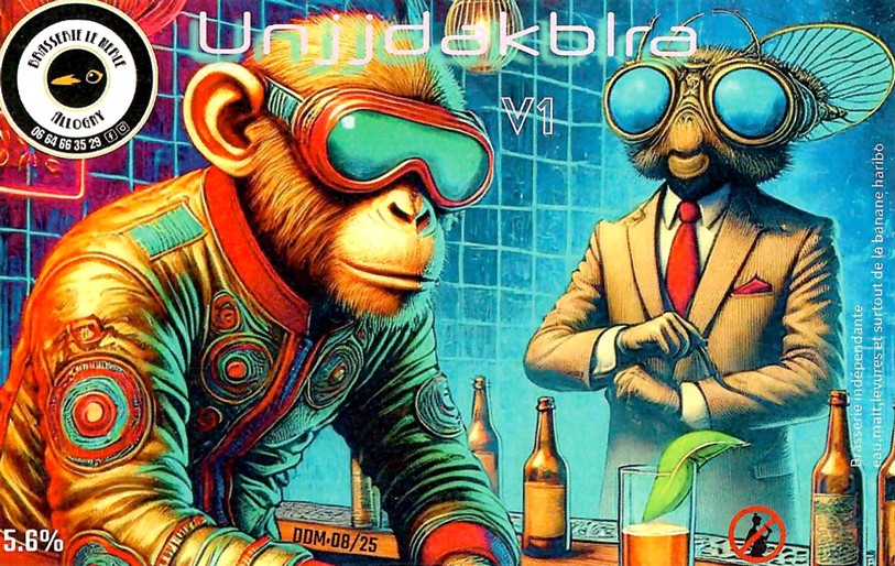 Etiquette BRASSERIE LE MERLE 30