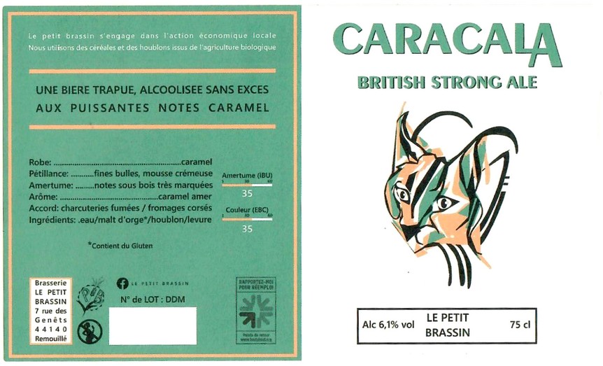 Etiquette BRASSERIE LE PETIT BRASSIN 03