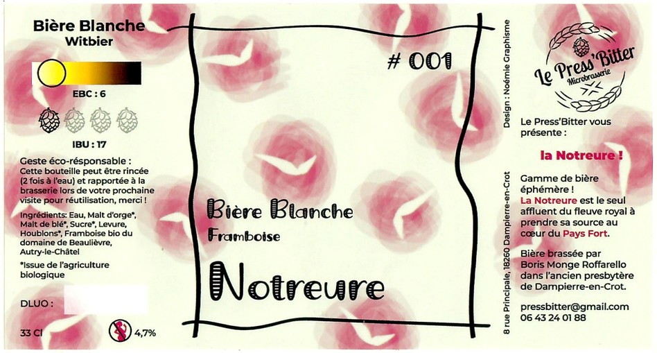 Etiquette BRASSERIE LE PRESS'BITTER 06