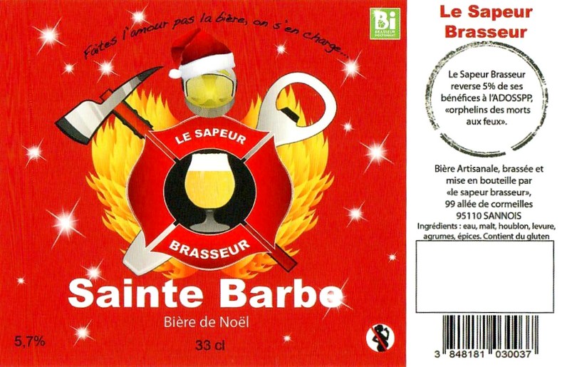 Etiquette BRASSERIE LE SAPEUR BRASSEUR 05