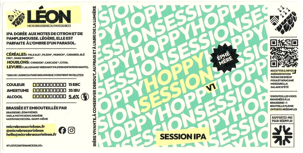 Etiquette BRASSERIE LEON FRERES 06