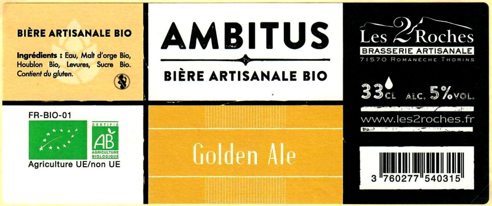 Etiquette BRASSERIE DES 2 ROCHES 02